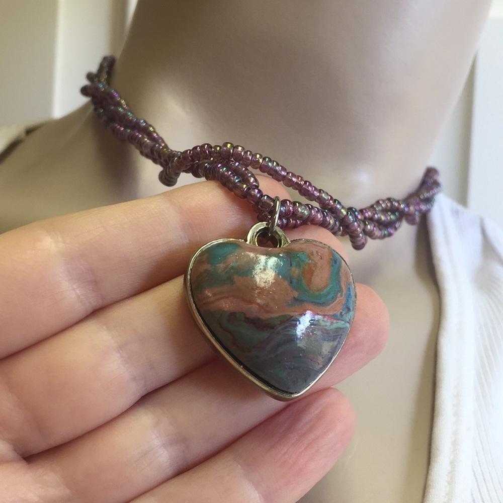 Heart Necklace 5/$25 - Picture 2 of 8